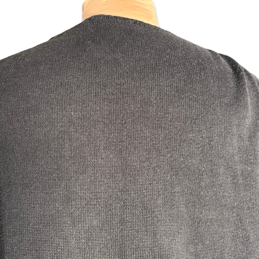 Vintage Michael Simon Patchwork Appliqu Knit Card… - image 6